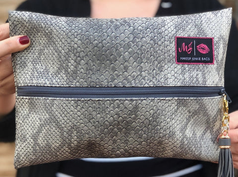 Gray Cobra MJ Bag w/Gray Zipper