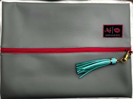 Haze w/ Pink zipper MJ Bag