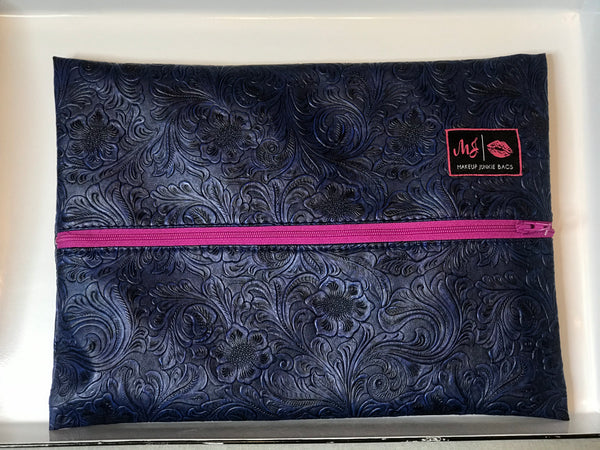 Indigo Night w/ Magenta zipper MJ Bag