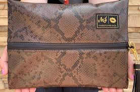 Brown Gold Label Snake MJ Bag