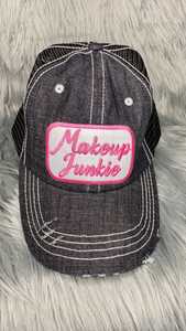 Black Denim MJ Hat