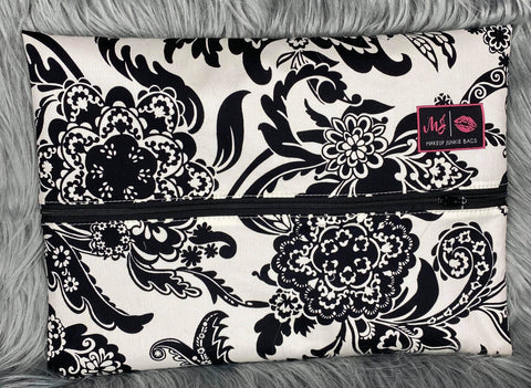 Black & White Floral MJ Bag