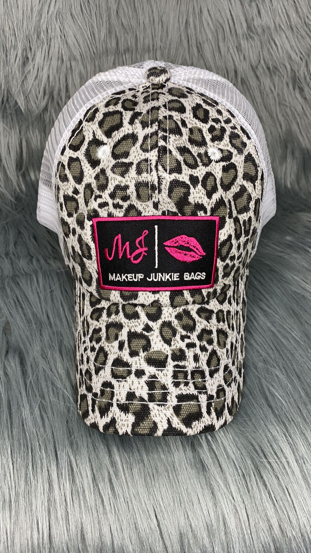 White Leopard MJ Hat